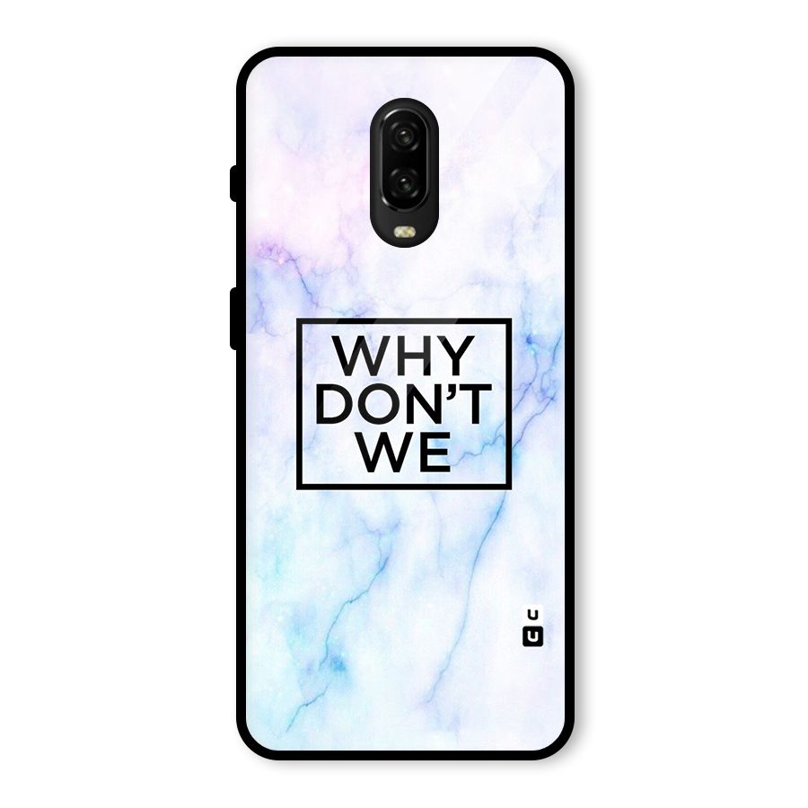 Why Dont We Glass Back Case for OnePlus 6T