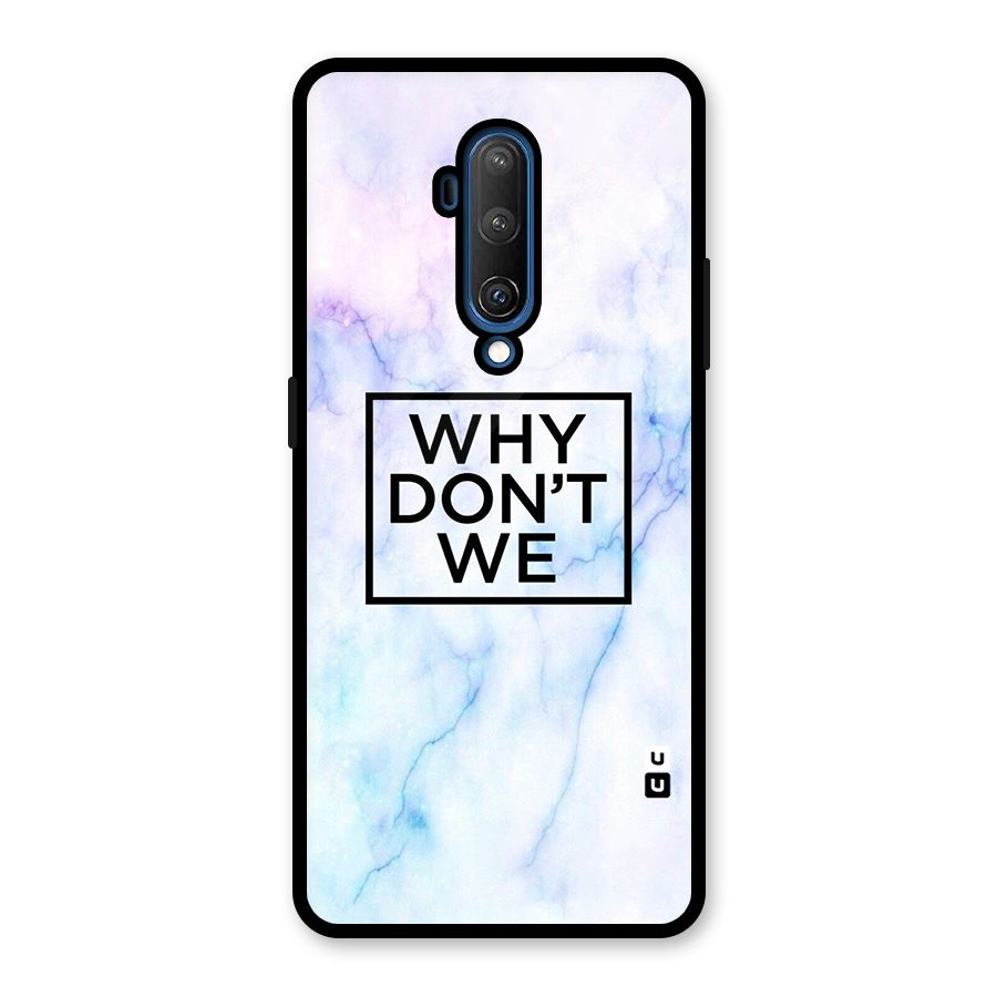 Why Dont We Glass Back Case for OnePlus 7T Pro