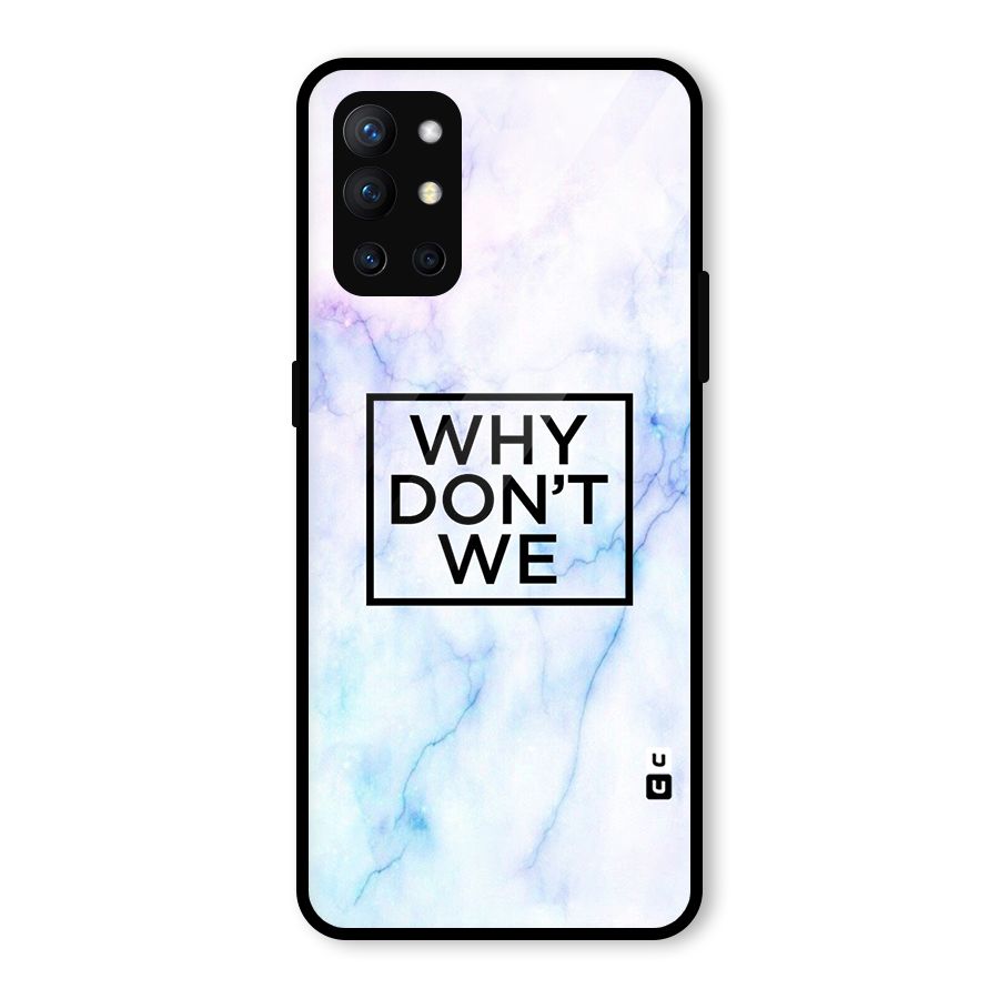 Why Dont We Glass Back Case for OnePlus 9R