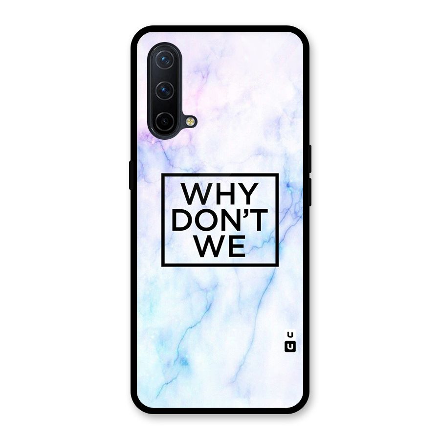 Why Dont We Glass Back Case for OnePlus Nord CE 5G