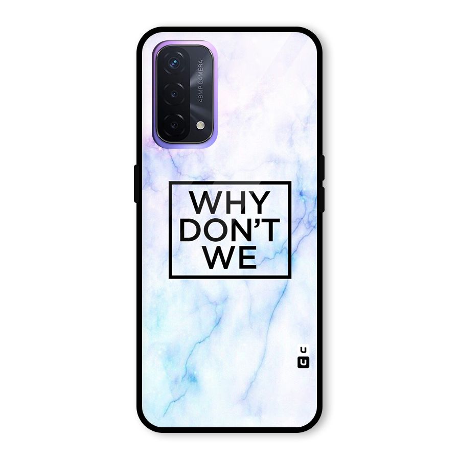 Why Dont We Glass Back Case for Oppo A74 5G