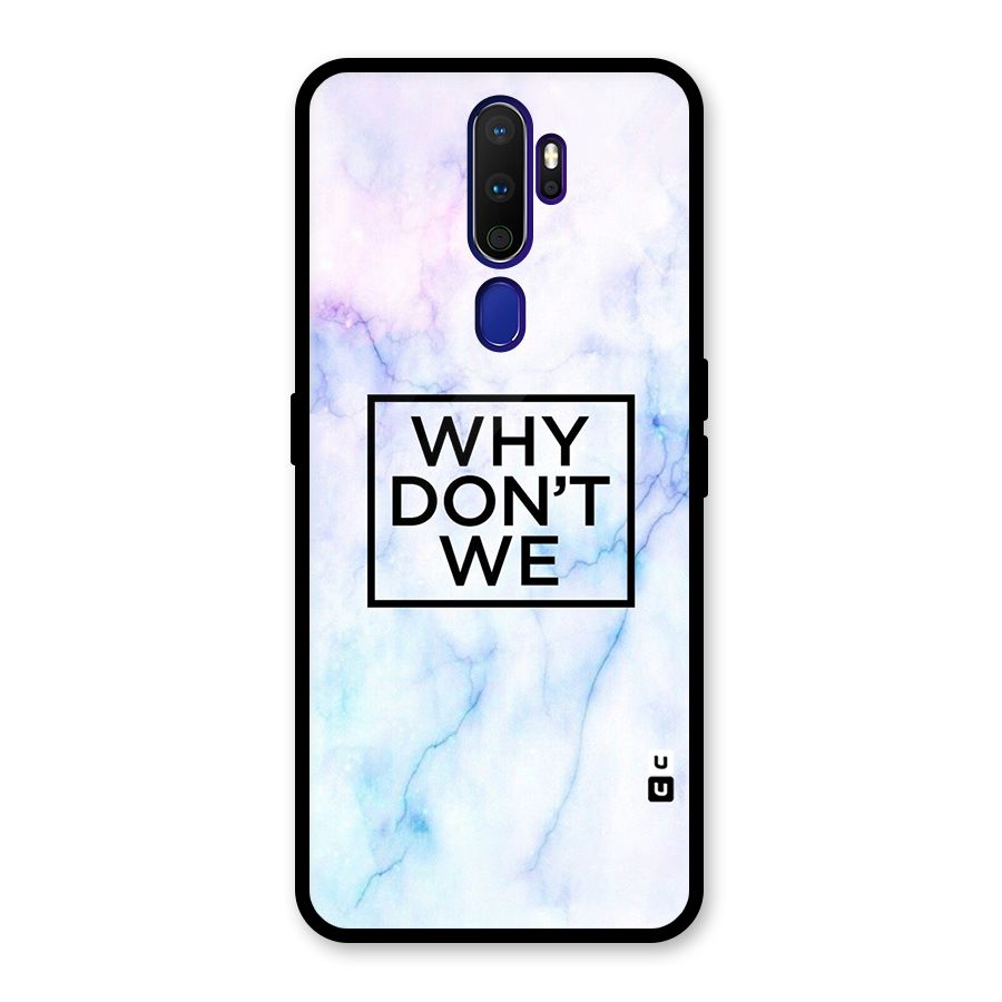 Why Dont We Glass Back Case for Oppo A9 (2020)