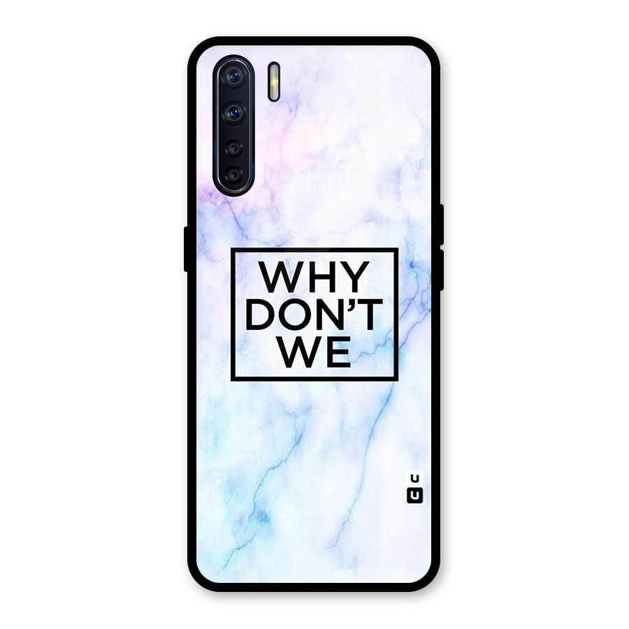 Why Dont We Glass Back Case for Oppo F15