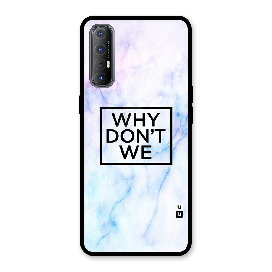 Why Dont We Glass Back Case for Oppo Reno3 Pro