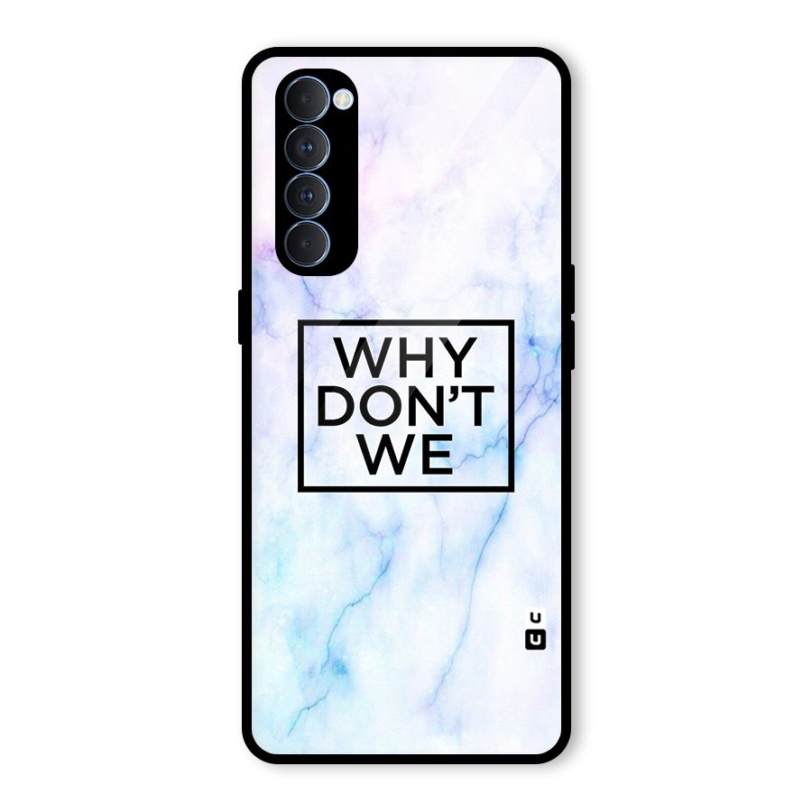 Why Dont We Glass Back Case for Oppo Reno4 Pro