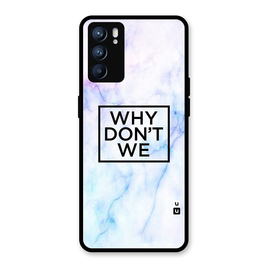 Why Dont We Glass Back Case for Oppo Reno6 5G
