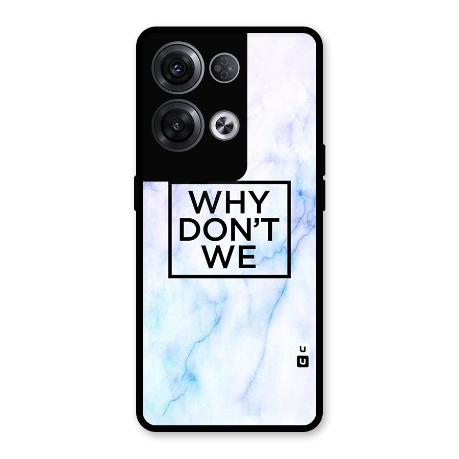 Why Dont We Glass Back Case for Oppo Reno8 Pro 5G