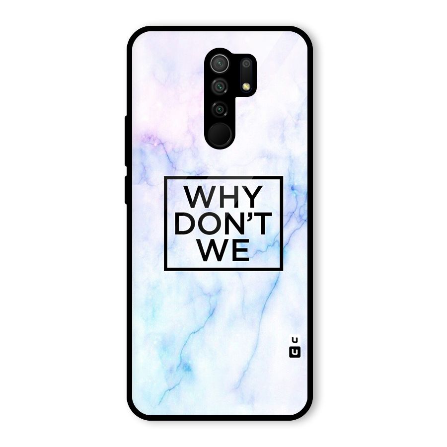 Why Dont We Glass Back Case for Poco M2