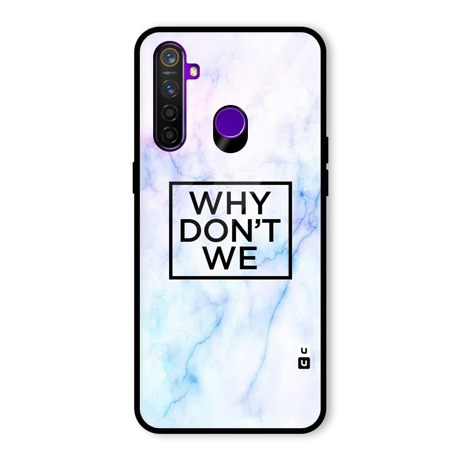 Why Dont We Glass Back Case for Realme 5 Pro