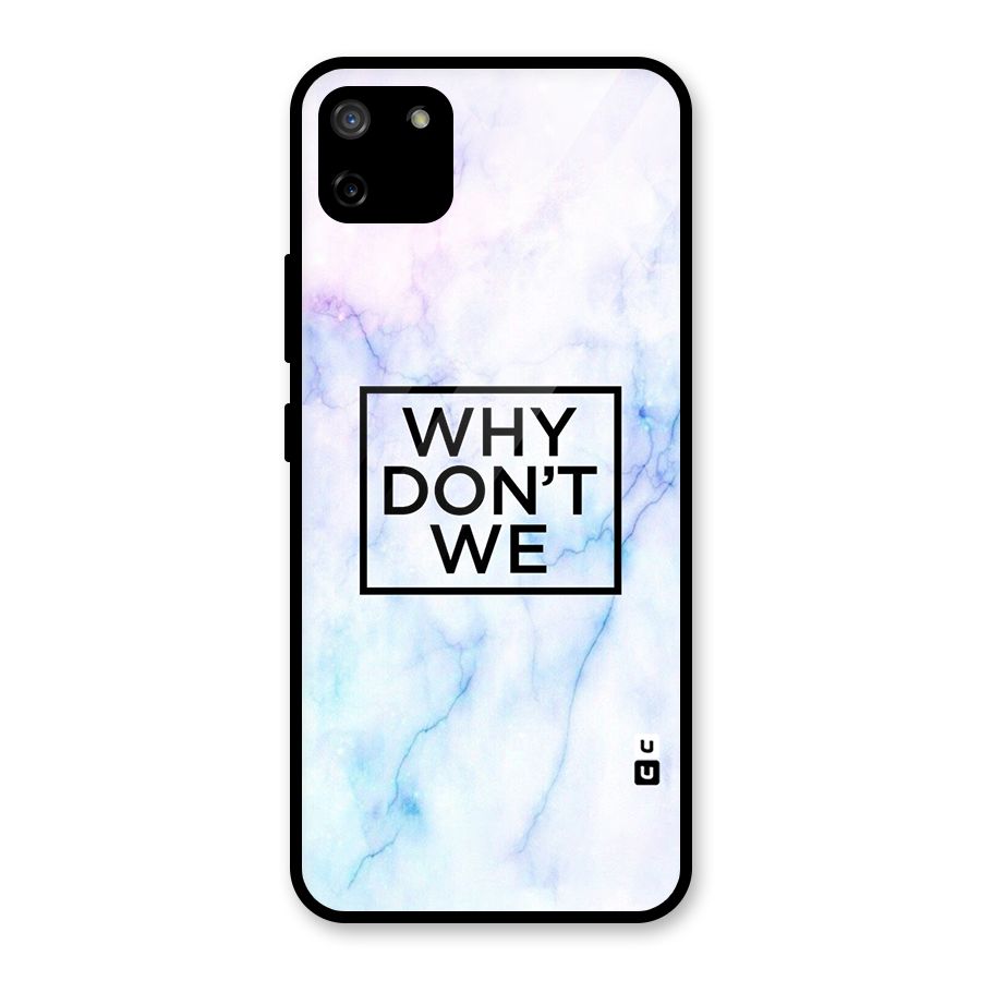 Why Dont We Glass Back Case for Realme C11