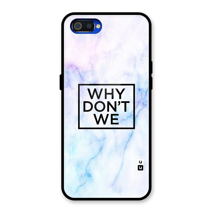 Why Dont We Glass Back Case for Realme C2