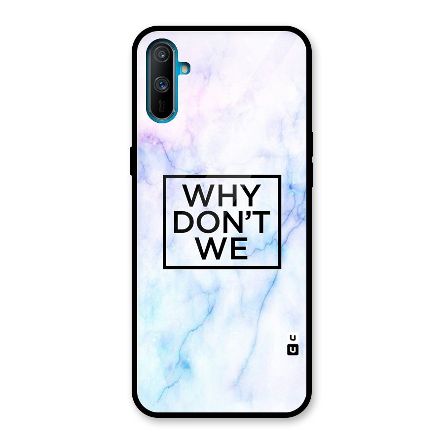 Why Dont We Glass Back Case for Realme C3