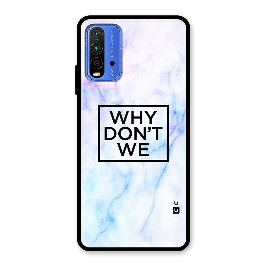 Why Dont We Glass Back Case for Redmi 9 Power