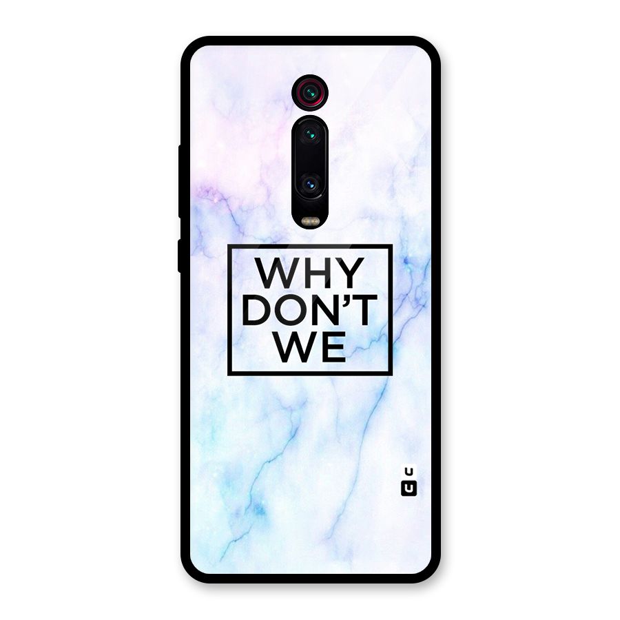 Why Dont We Glass Back Case for Redmi K20 Pro