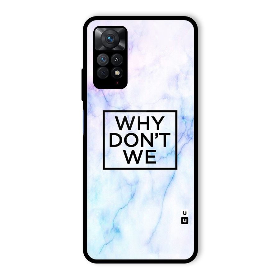Why Dont We Glass Back Case for Redmi Note 11 Pro Plus 5G