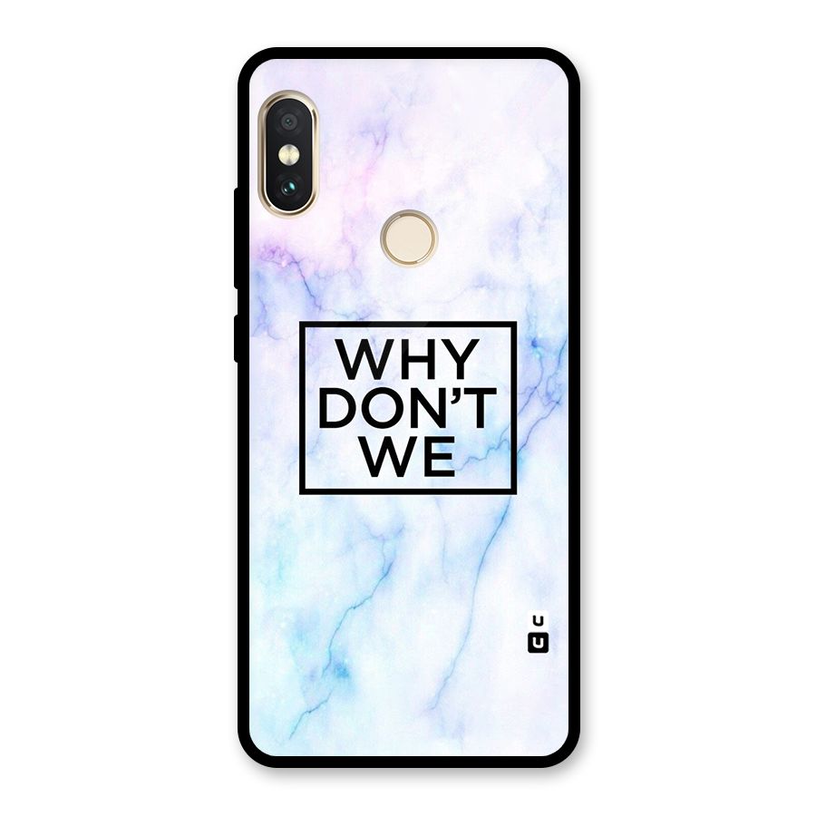 Why Dont We Glass Back Case for Redmi Note 5 Pro
