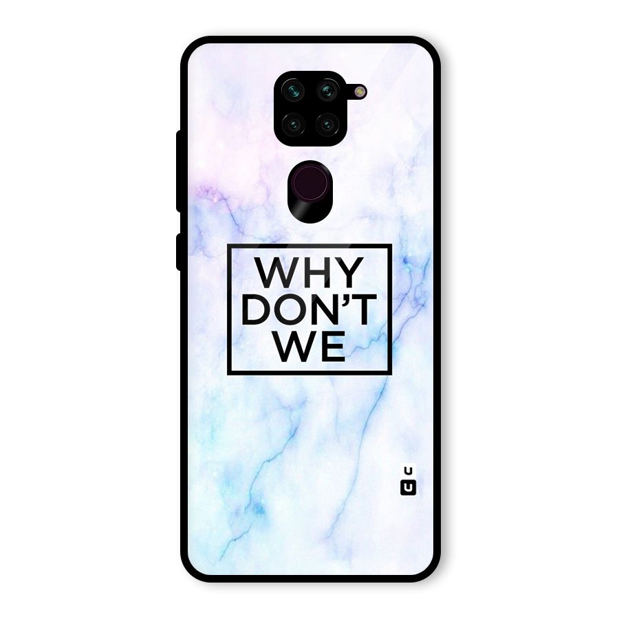 Why Dont We Glass Back Case for Redmi Note 9