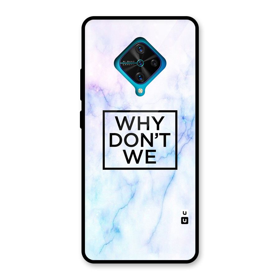 Why Dont We Glass Back Case for Vivo S1 Pro