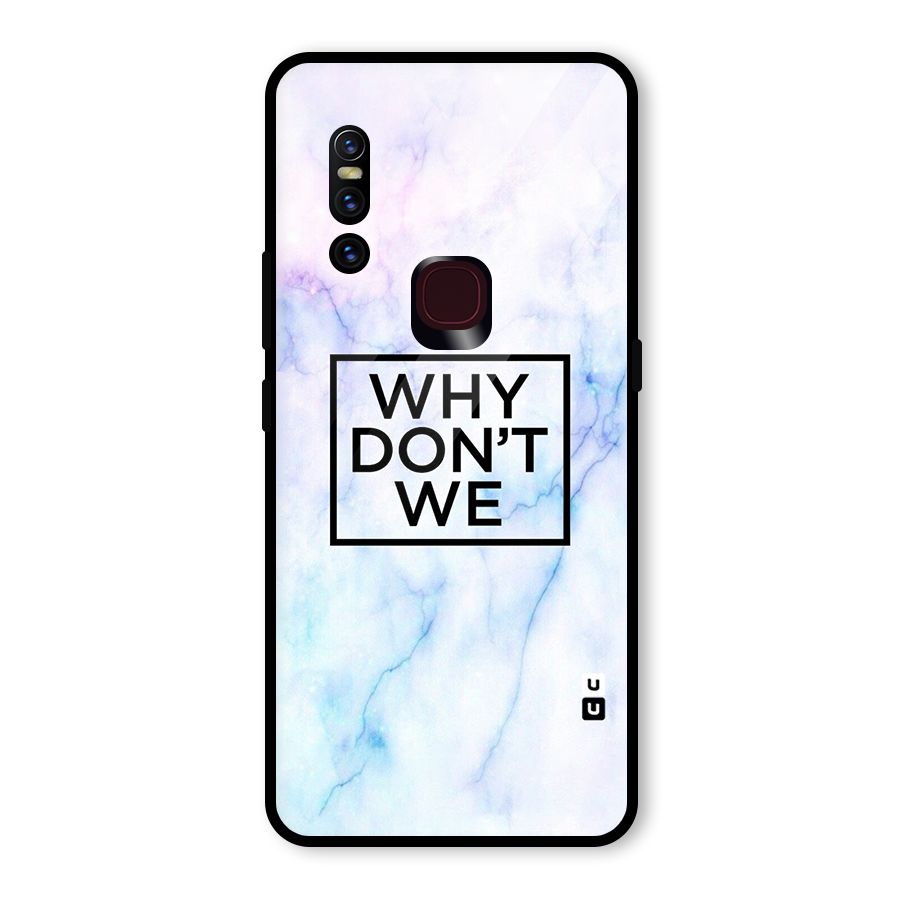 Why Dont We Glass Back Case for Vivo V15