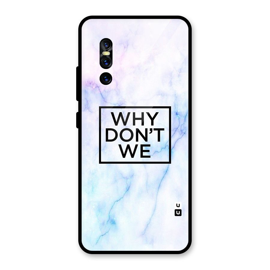 Why Dont We Glass Back Case for Vivo V15 Pro