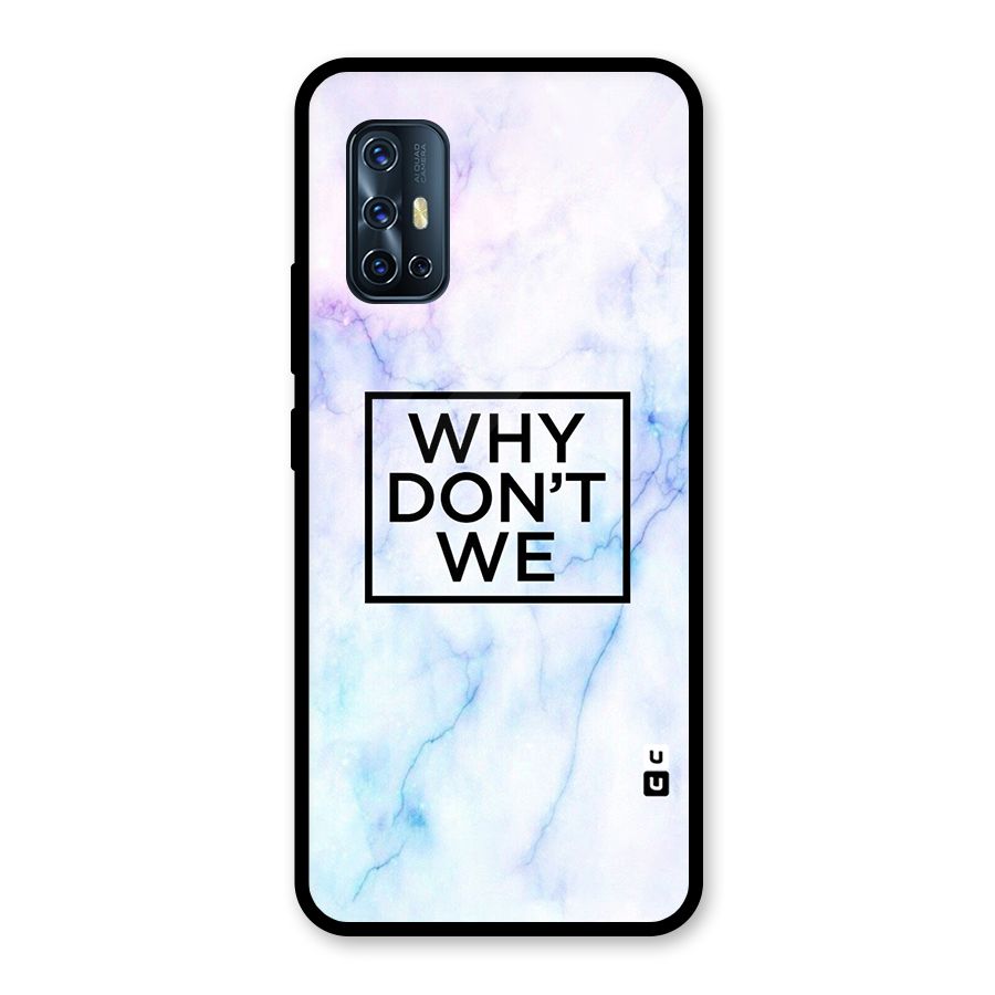 Why Dont We Glass Back Case for Vivo V17
