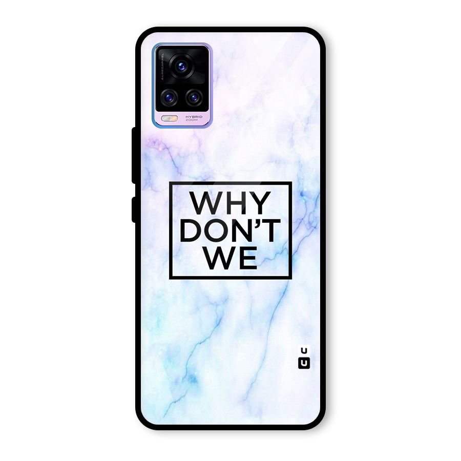 Why Dont We Glass Back Case for Vivo V20 Pro