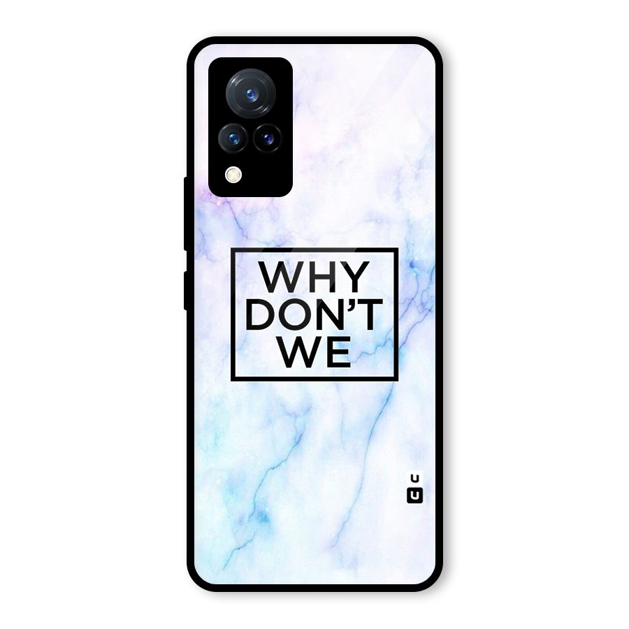 Why Dont We Glass Back Case for Vivo V21 5G