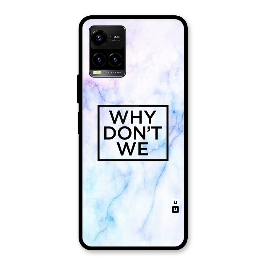 Why Dont We Glass Back Case for Vivo Y21T