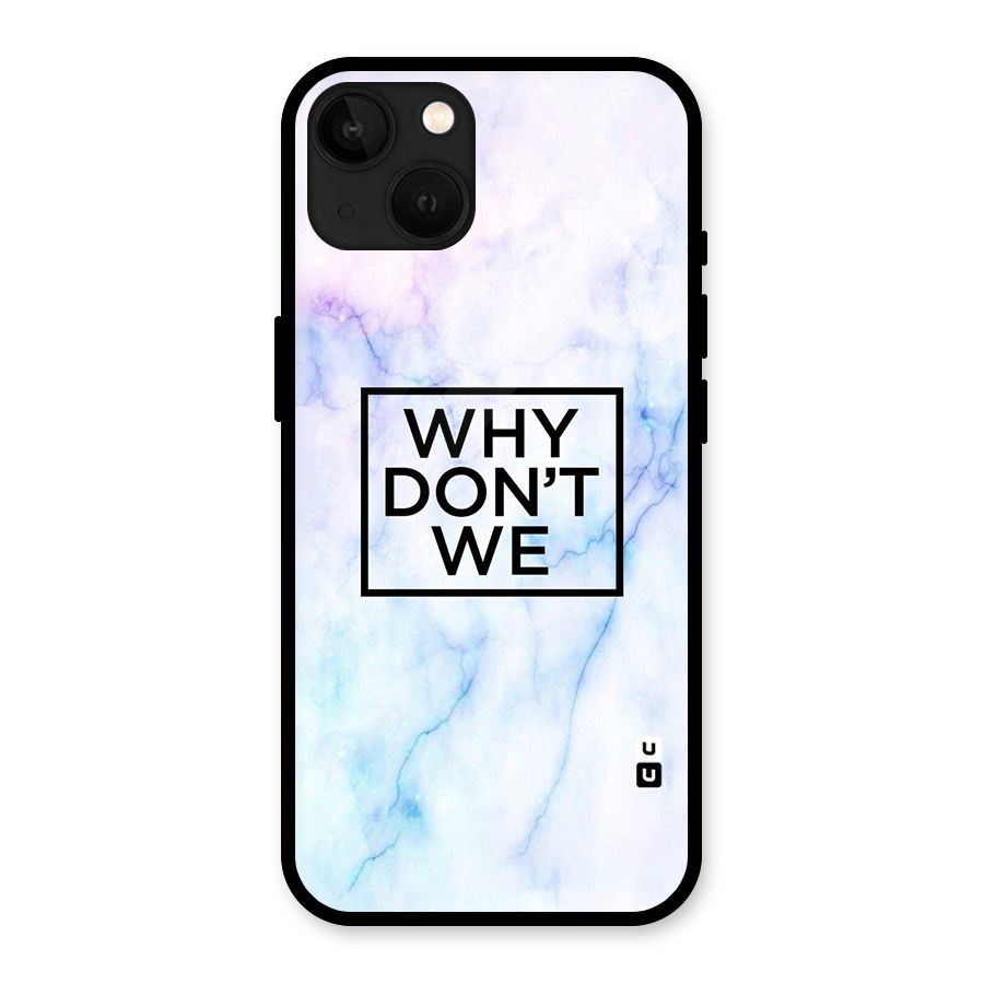 Why Dont We Glass Back Case for iPhone 13