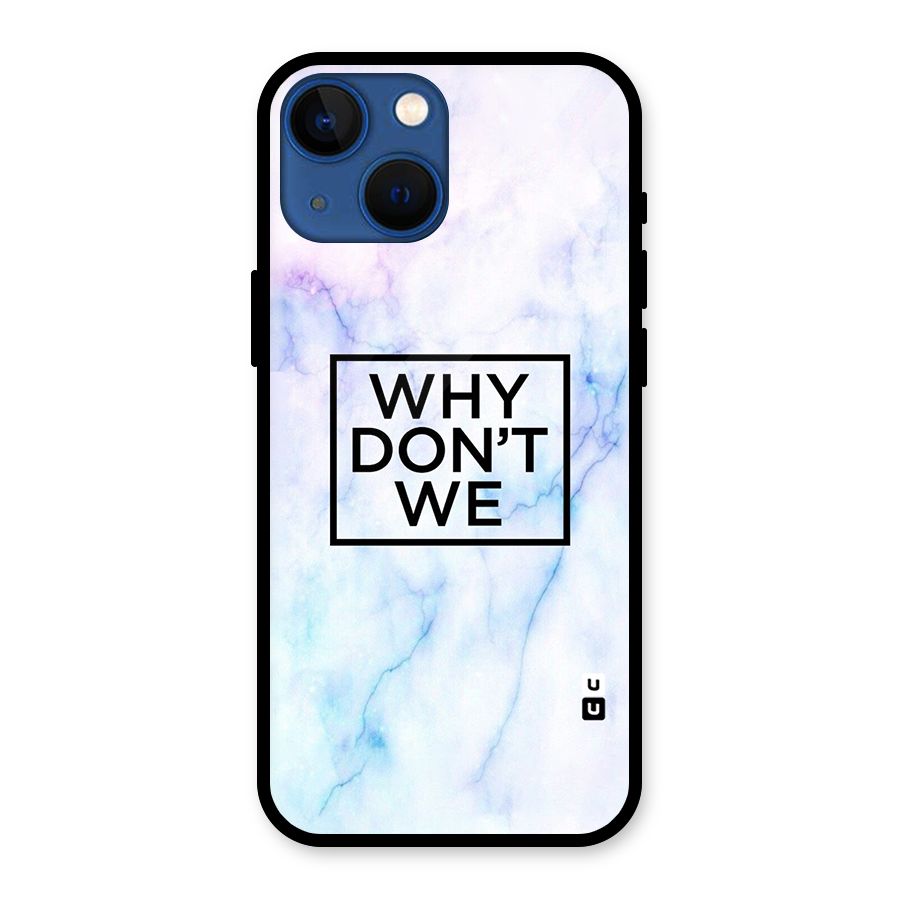 Why Dont We Glass Back Case for iPhone 13 Mini