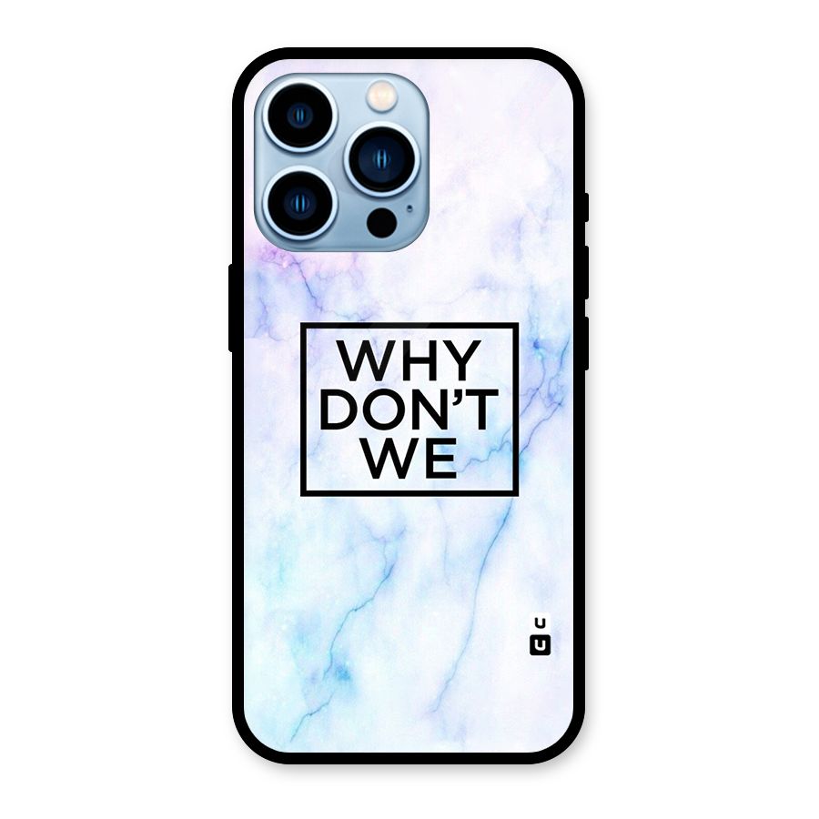 Why Dont We Glass Back Case for iPhone 13 Pro