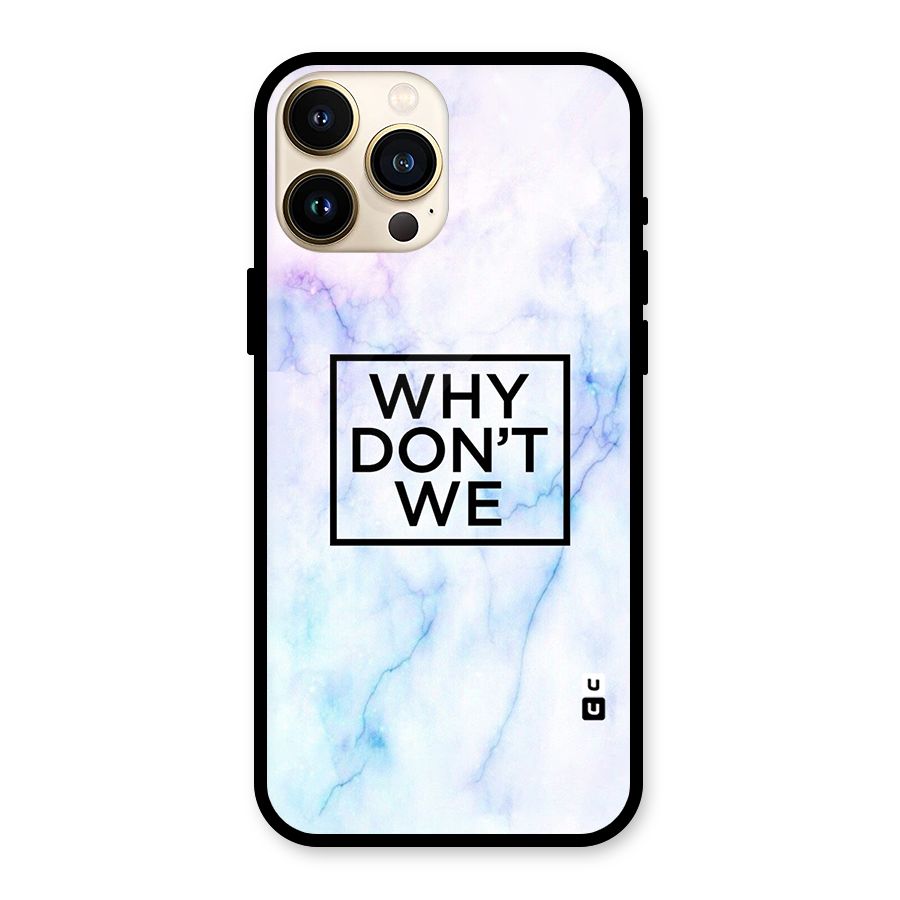 Why Dont We Glass Back Case for iPhone 13 Pro Max