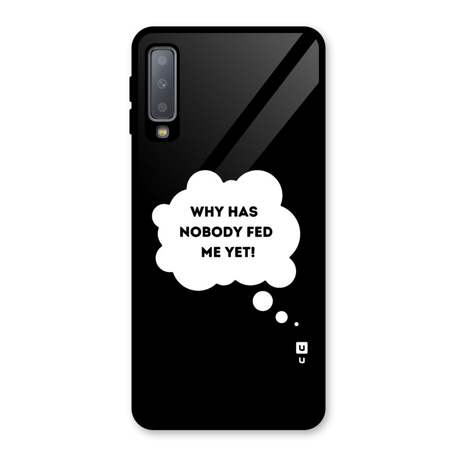 Why No Food Yet Glass Back Case for Galaxy A7 (2018)
