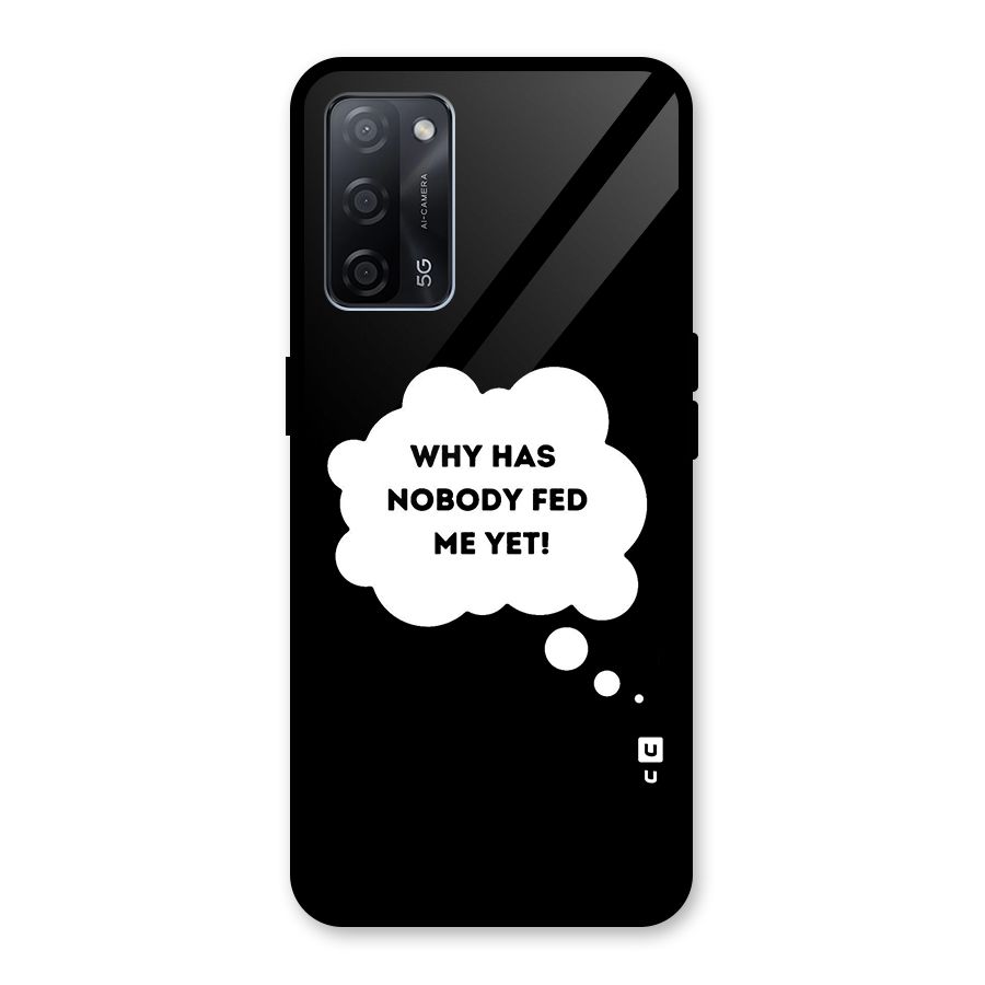 Why No Food Yet Glass Back Case for Oppo A53s 5G