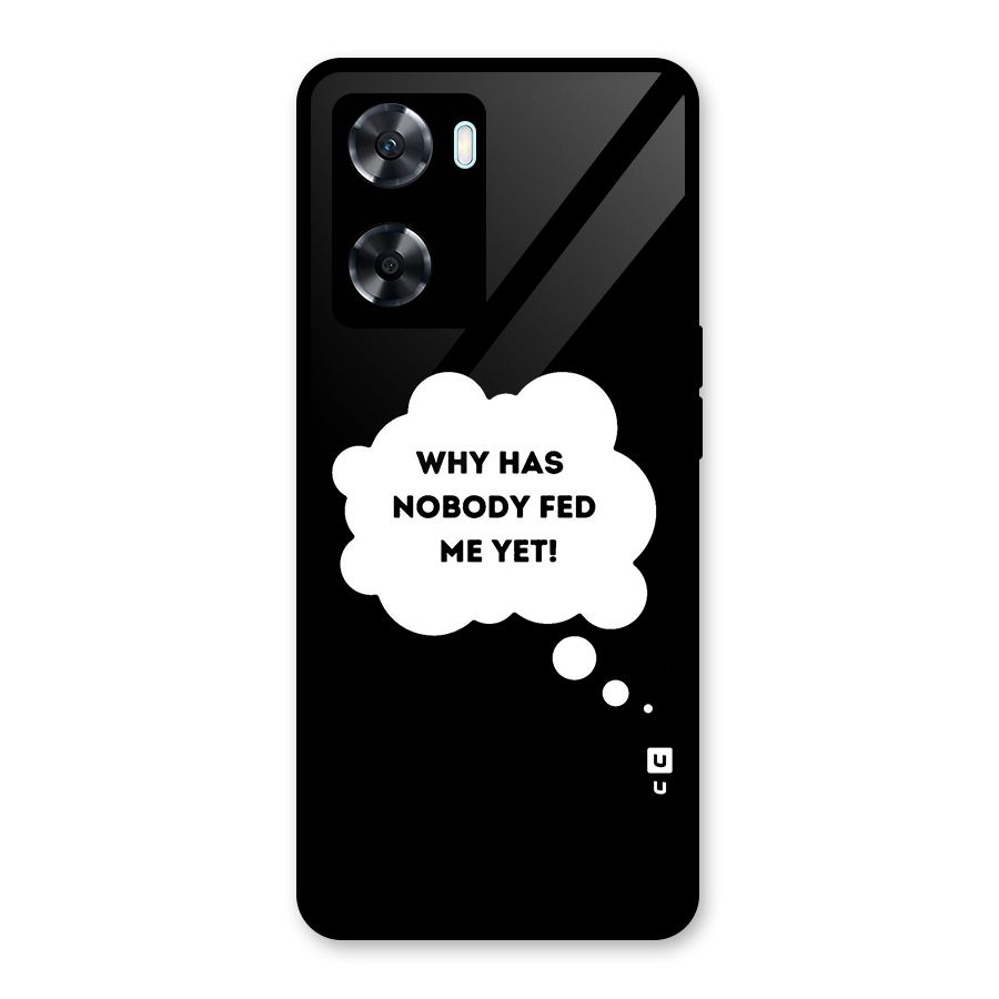 Why No Food Yet Glass Back Case for Oppo A77