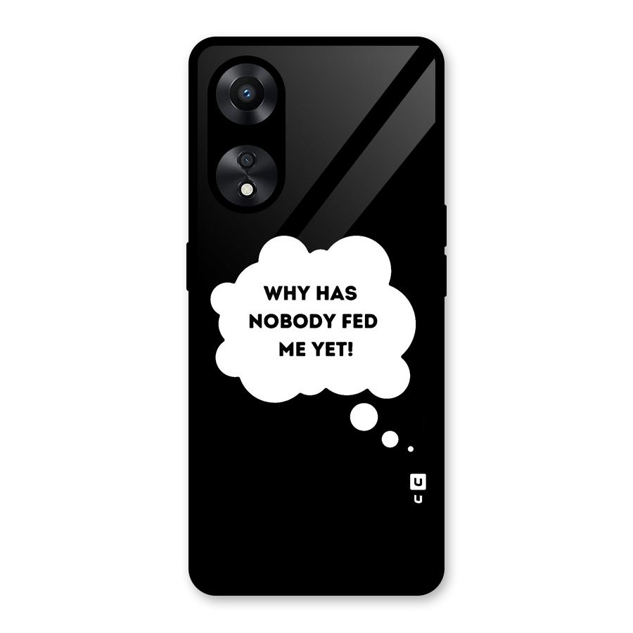 Why No Food Yet Glass Back Case for Oppo A78