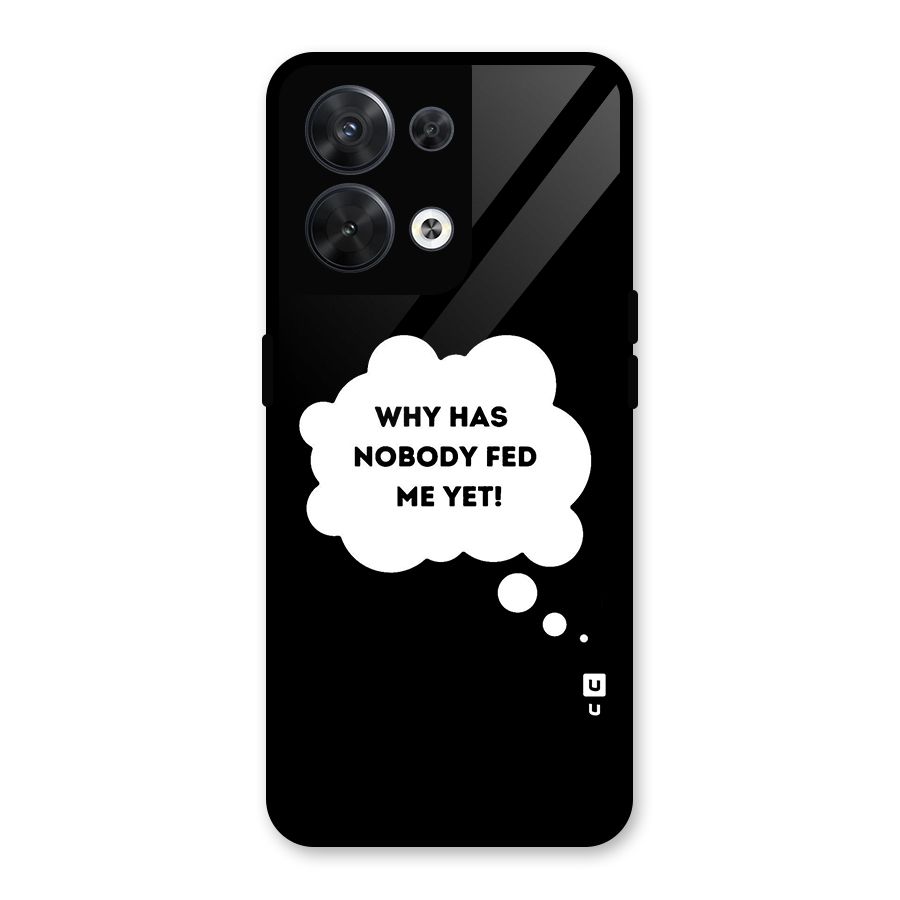 Why No Food Yet Glass Back Case for Oppo Reno8 5G
