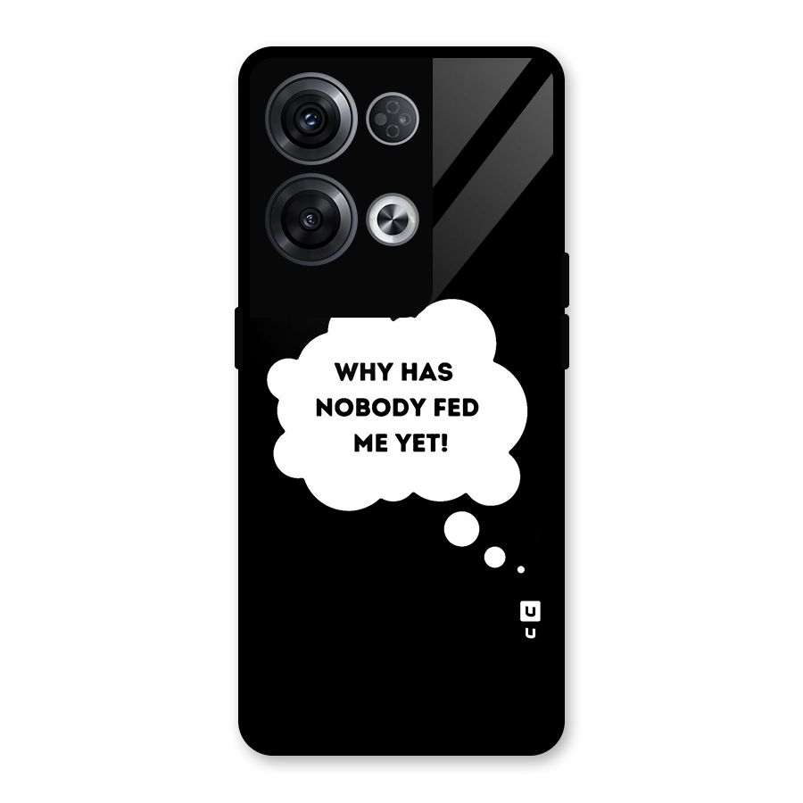 Why No Food Yet Glass Back Case for Oppo Reno8 Pro 5G