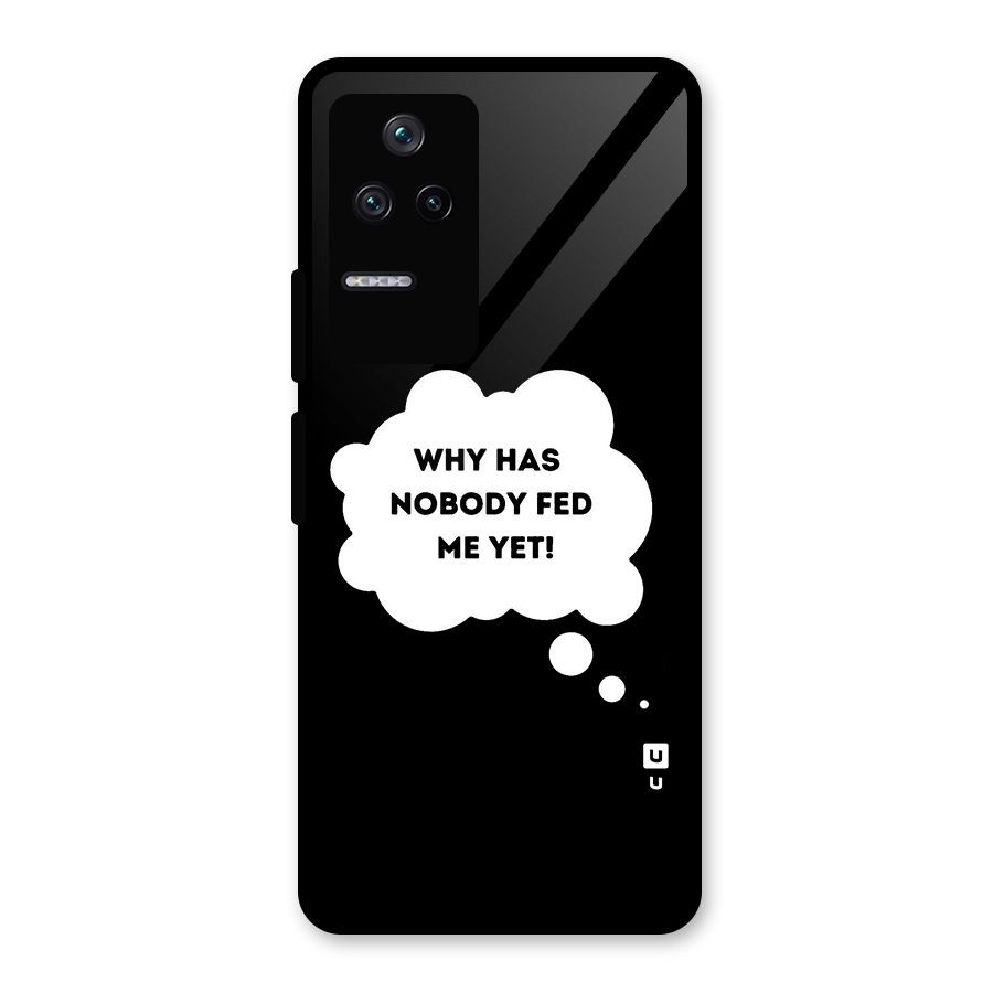 Why No Food Yet Glass Back Case for Poco F4 5G