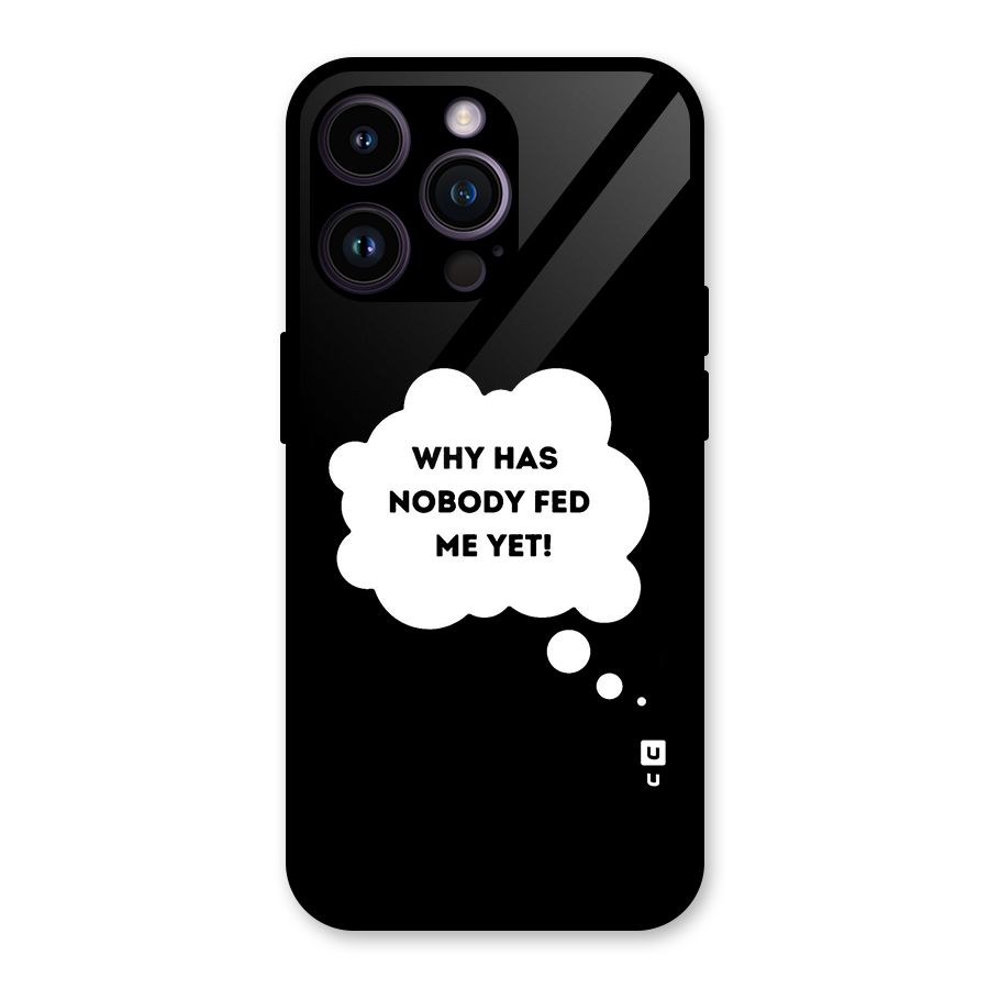 Why No Food Yet Glass Back Case for iPhone 14 Pro Max