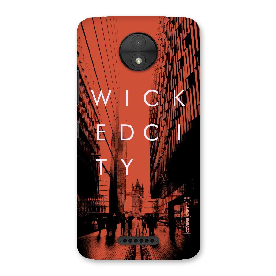 Wicked City Back Case for Moto C