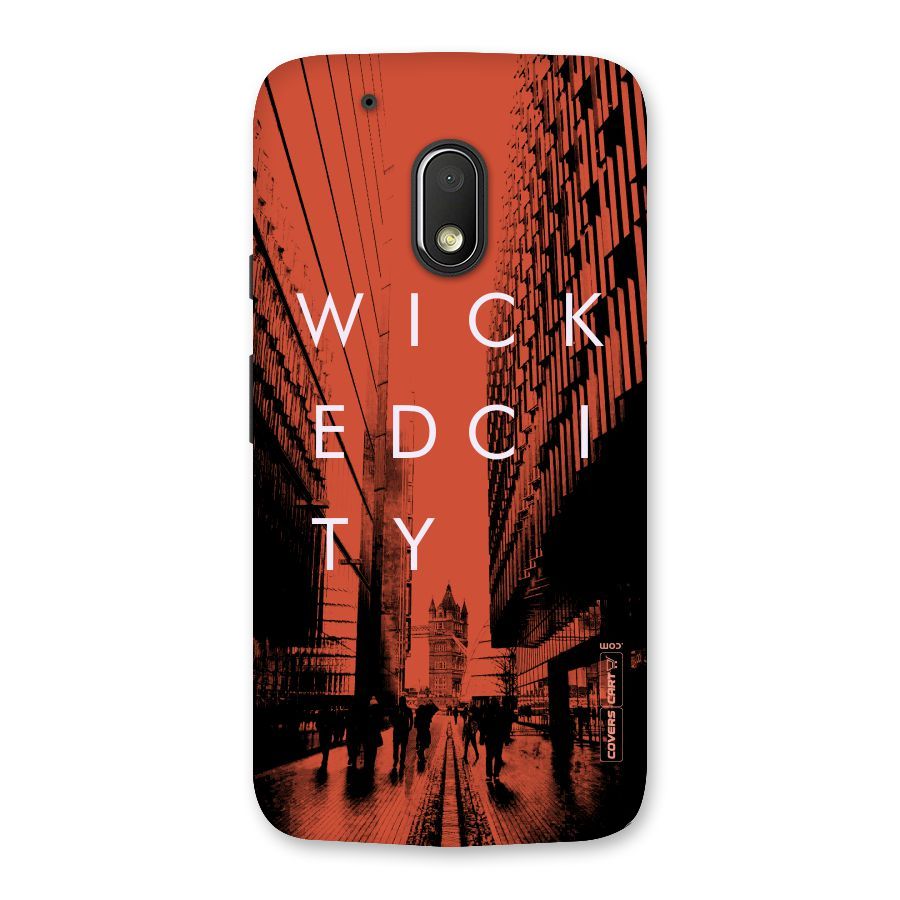 Wicked City Back Case for Moto G4 Play