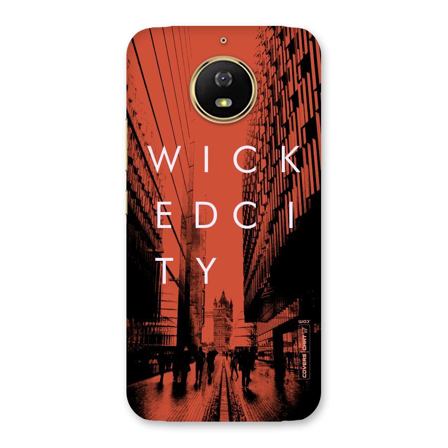 Wicked City Back Case for Moto G5s