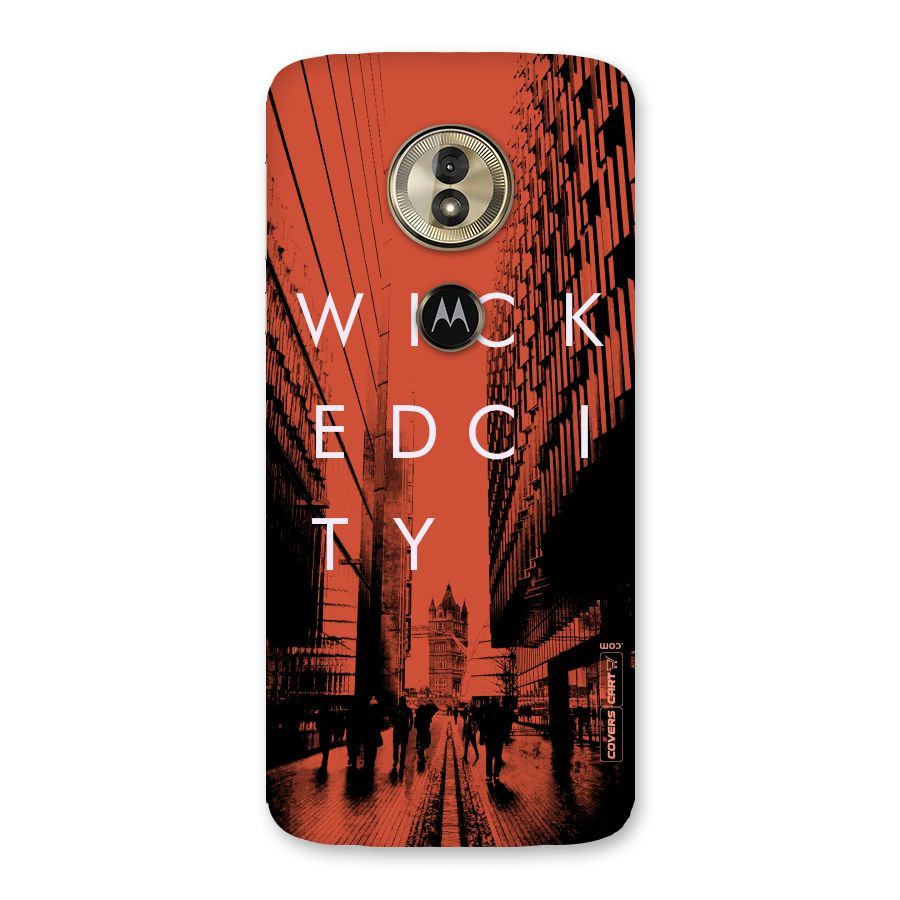 Wicked City Back Case for Moto G6 Play