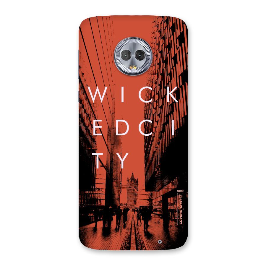 Wicked City Back Case for Moto G6 Plus