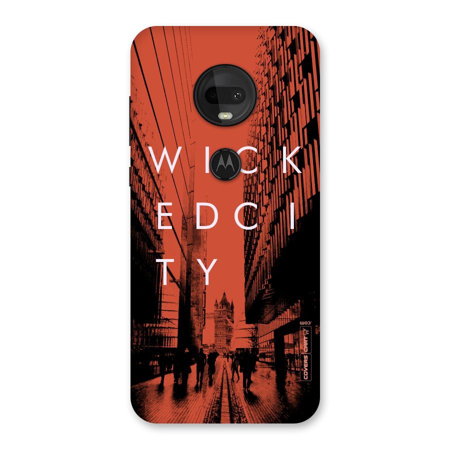 Wicked City Back Case for Moto G7