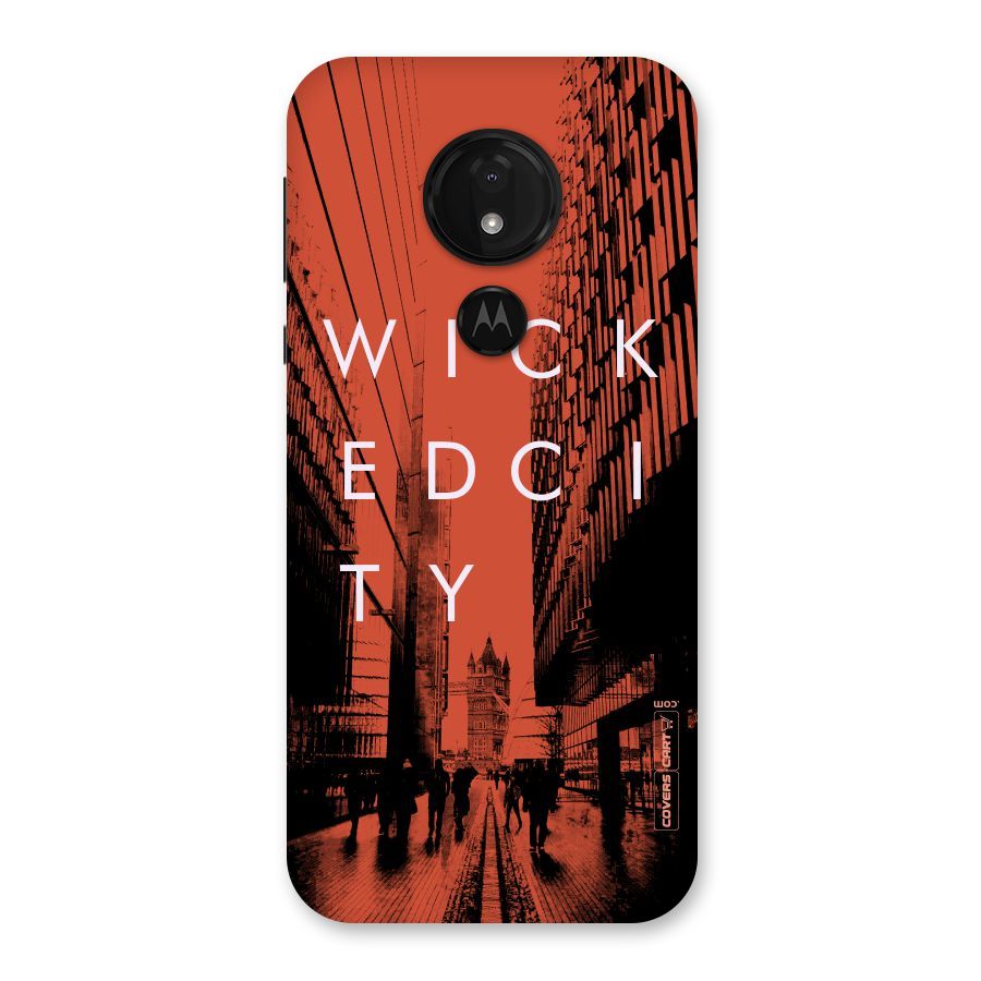 Wicked City Back Case for Moto G7 Power