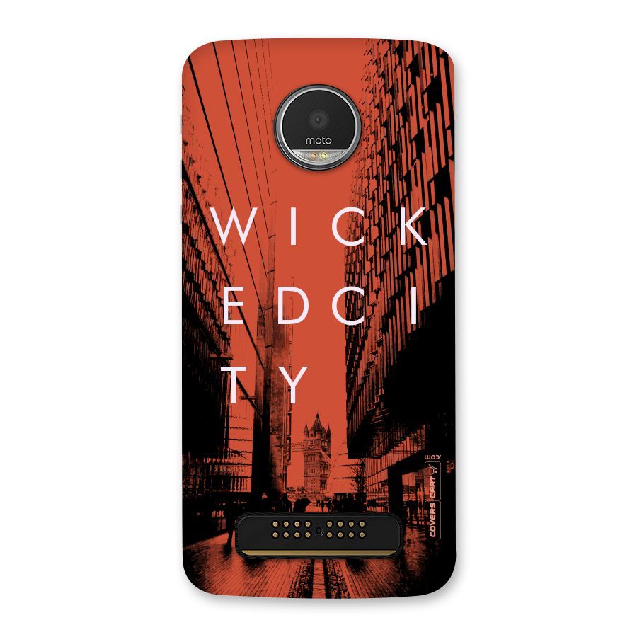 Wicked City Back Case for Moto Z Play