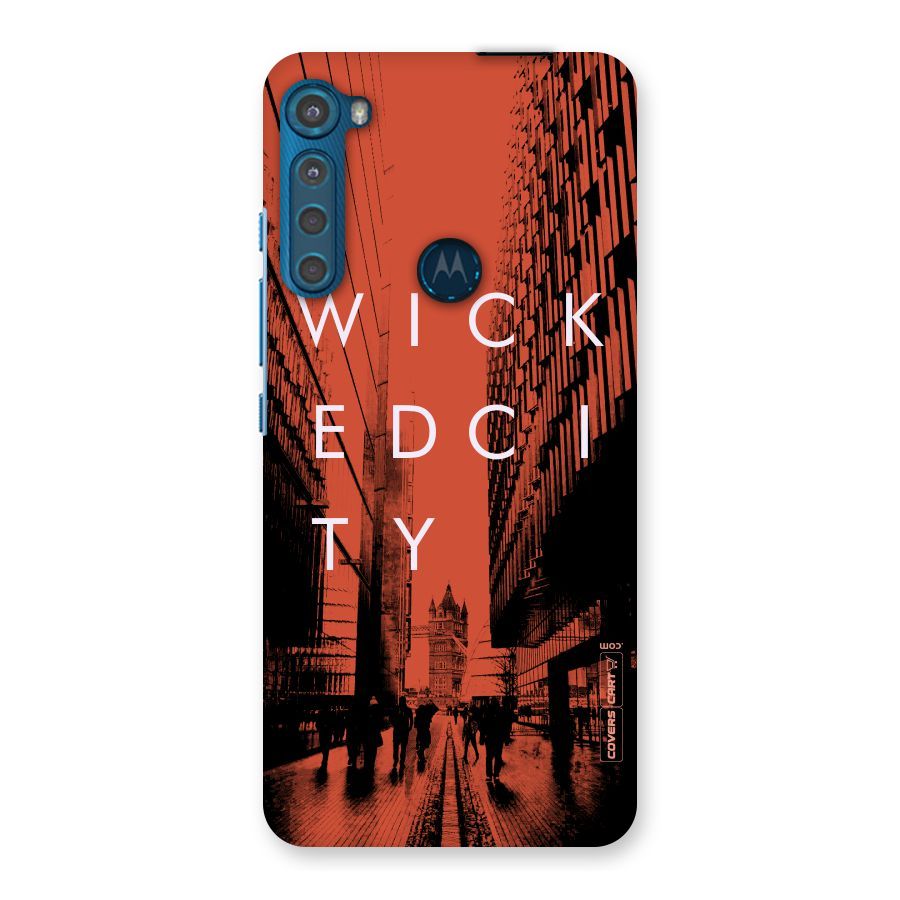 Wicked City Back Case for Motorola One Fusion Plus