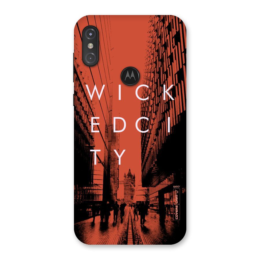 Wicked City Back Case for Motorola One Power